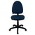 Mid-Back Navy Blue Fabric Multifunction Swivel Ergonomic Task Office Chair With Adjustable Lumbar Support By Flash Furniture | Office Chairs | Modishstore - 4