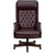 Flash Furniture KC-C696TG-GG High Back Traditional Tufted Burgundy Leather Executive Swivel Office Chair | Office Chairs | Modishstore-4