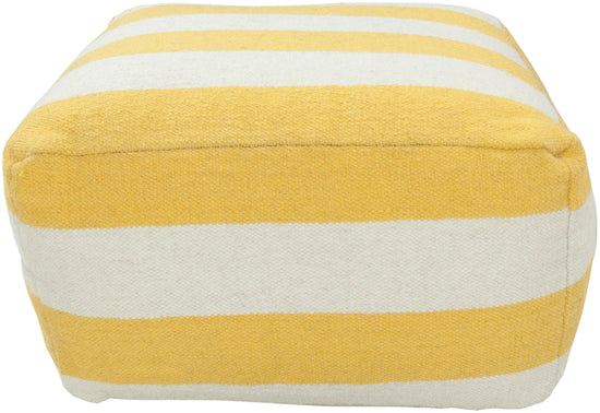Surya Wide Stripe Pouf | Poufs | Modishstore-6