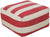 Surya Wide Stripe Pouf | Poufs | Modishstore-8